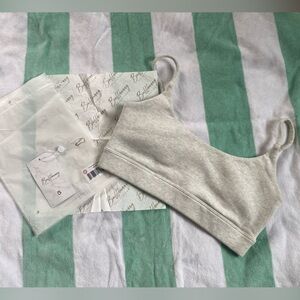 NWT SZ M CLOUD BRALETTE HEATHER GREY